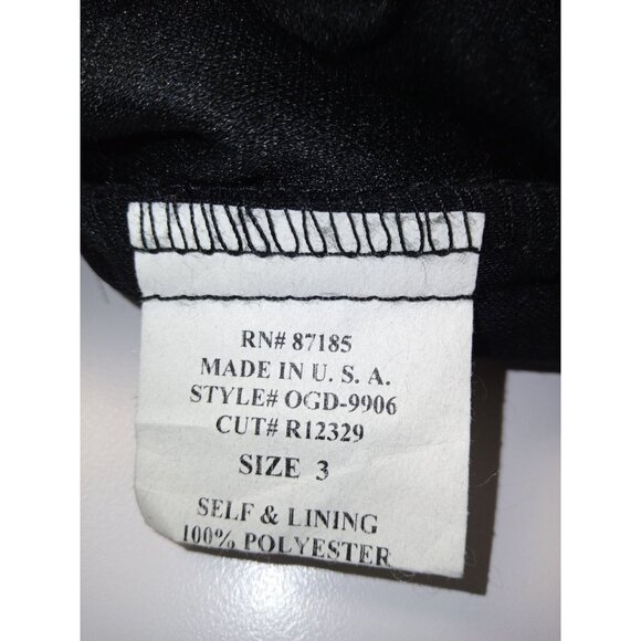 Ruby Rox Black Blue Sequin Mini Dress Junior Size 3 - Picture 6 of 7